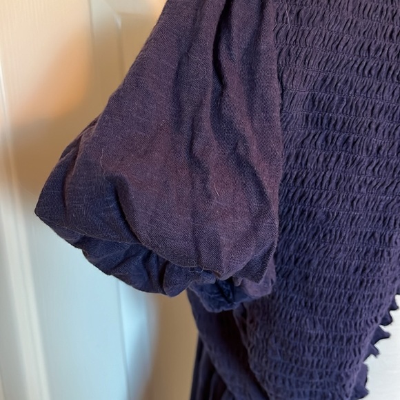 Free People Charlotte Peplum Open Back Top NWOT - Picture 9 of 12